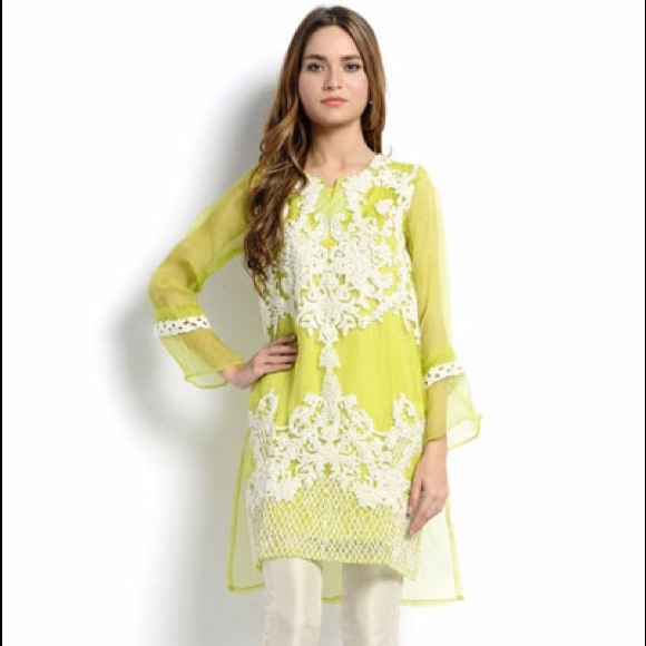 A 2 piece stitched (shirt+dupatta) dress & inner - Picture 2 of 2